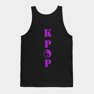 KPOP Yin Yang Purple Tank Top